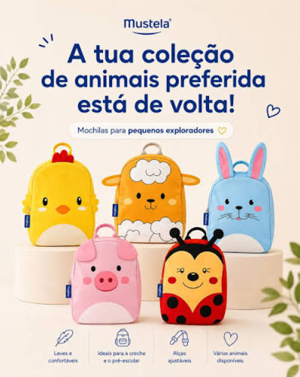 Mustela Bebé Pele normal Gel Lavante - 750ml (Mochila Porco) Mustela Bebé Pele normal Gel Lavante - 750ml (Mochila Porco)