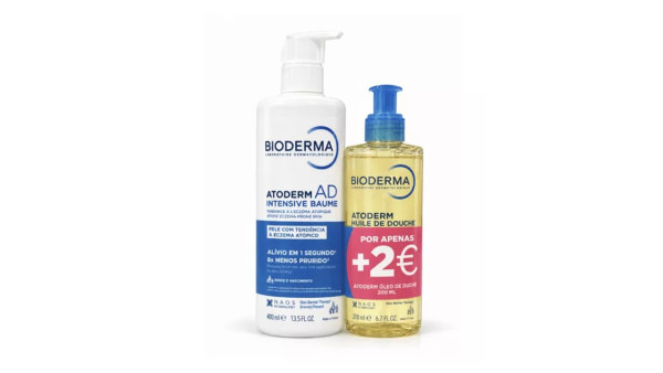 Bioderma Atoderm Intensive Baume - 400ml + Bioderma Atoderm Óleo - 200ml Bioderma Atoderm Intensive Baume - 400ml + Bioderma Atoderm Óleo - 200ml
