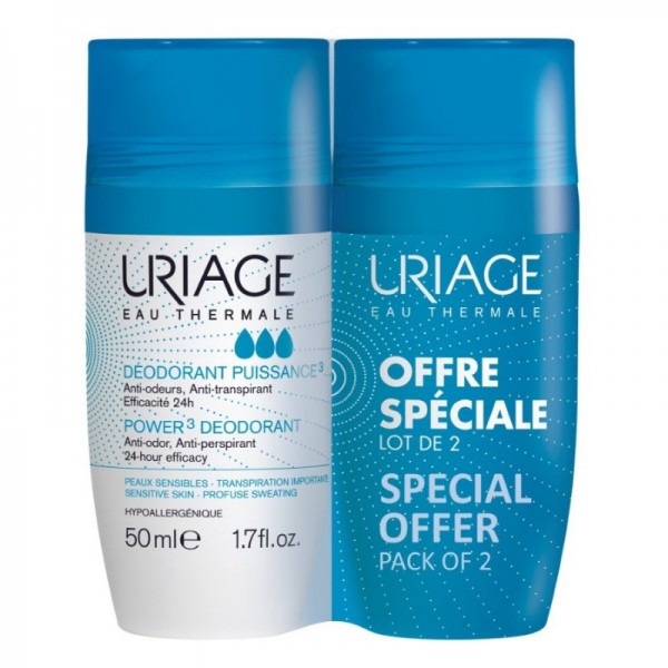 Uriage Puissance3 Roll On - 50ml (x2 unidades) + Desconto 50%
