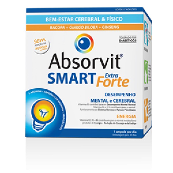 Absorvit Smart  Extra Forte - 10ml (x20 ampolas)