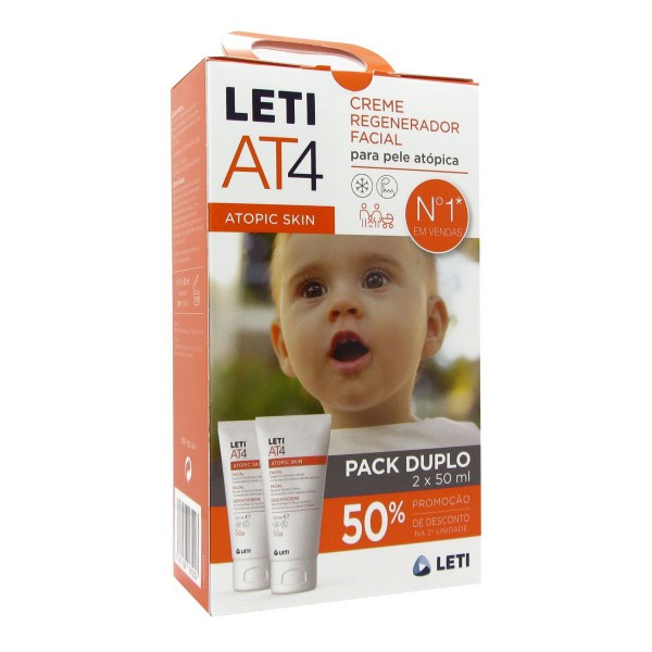 Letiat4 Facial Creme Emoliente - 50ml (Duplo Pack))